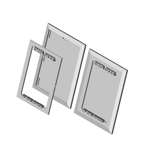 Remix of 5x7 Picture Frame Template.stl by Mimetics3D full viewable 3d model