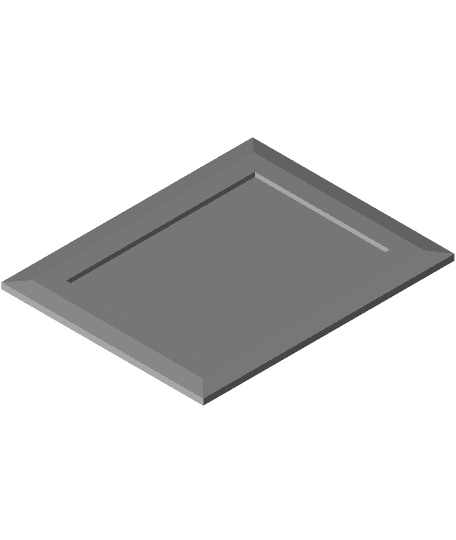 5x7 Picture Frame Template.stl 3d model