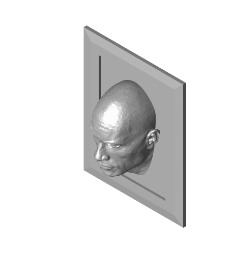 The Rock Picture Frame 3d model
