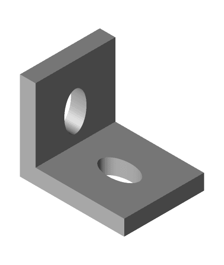 Simple corner bracket 3d model