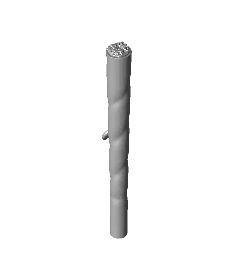 Hand-Rolled Cigarette Keychain 3d model