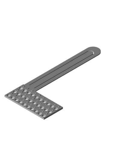 Page Num Peg Board - Push Pin Bookmark (Top or Bottom Counter) 3d model