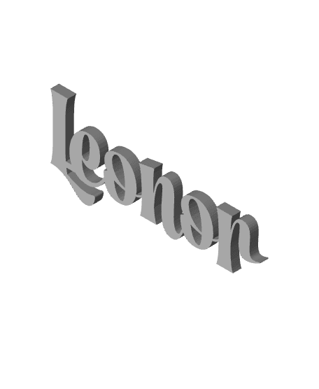 Leonor.stl 3d model