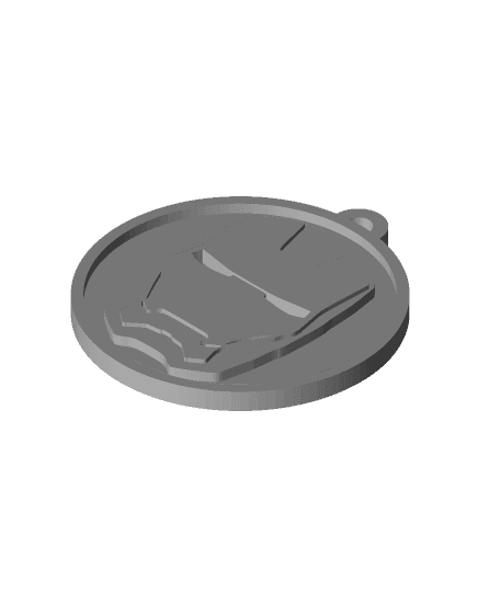 Iron Man Keychain by frikarte3D full viewable 3d model