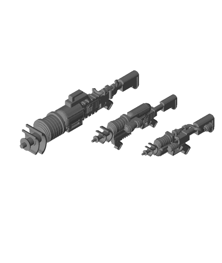 FHW: Coil Inversion Personal Weapon set (BoD) 3d model