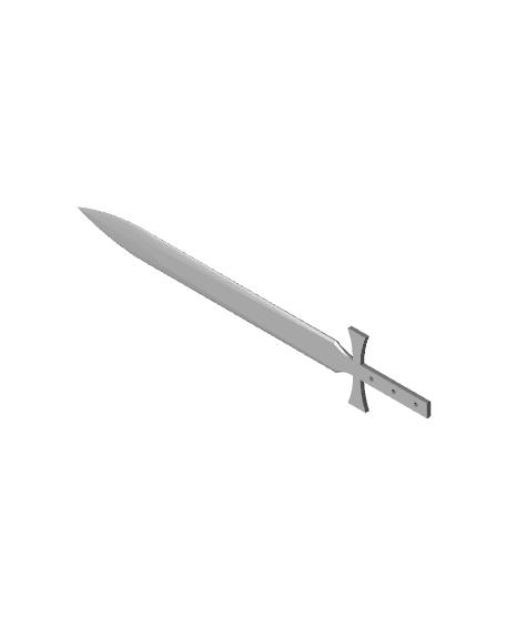 short sword roman style  3d model
