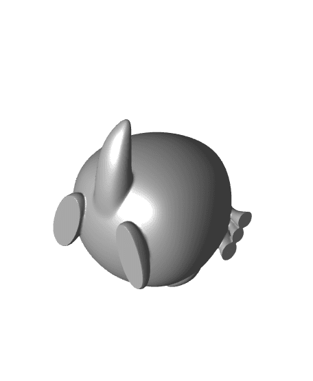 Chansey Pokemon - Multipart 3d model