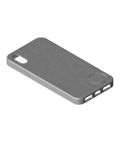 Mandalorian | Beskar Steel iPhone X Case by baschz full viewable 3d model