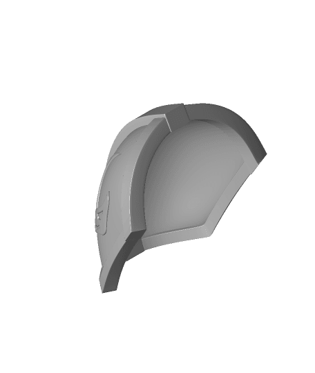 Mandalorian Shoulder Plate 3d model