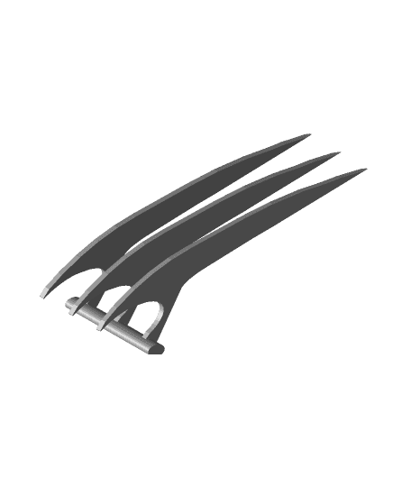 Wolverine Claws 3d model