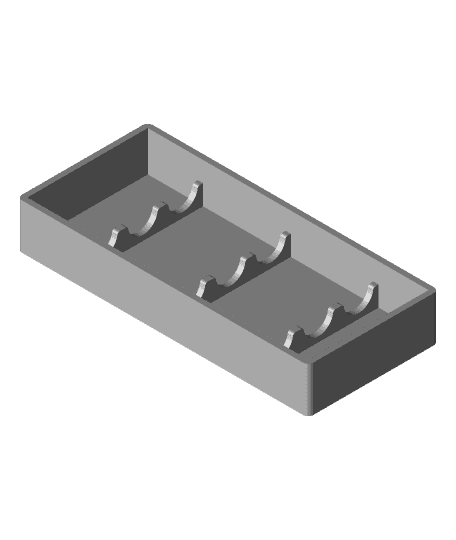 Horizontal Test Tube Holder Box by Code and Make full viewable 3d model