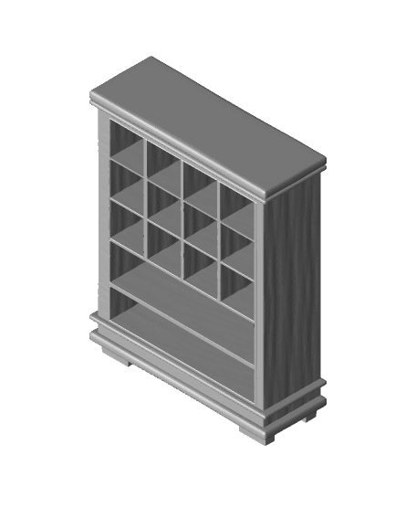 Apothecary Shelf  3d model