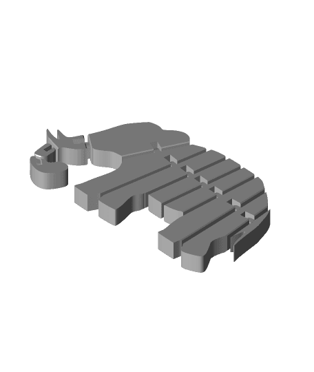 Elephant Flex 3DTROOP.stl 3d model