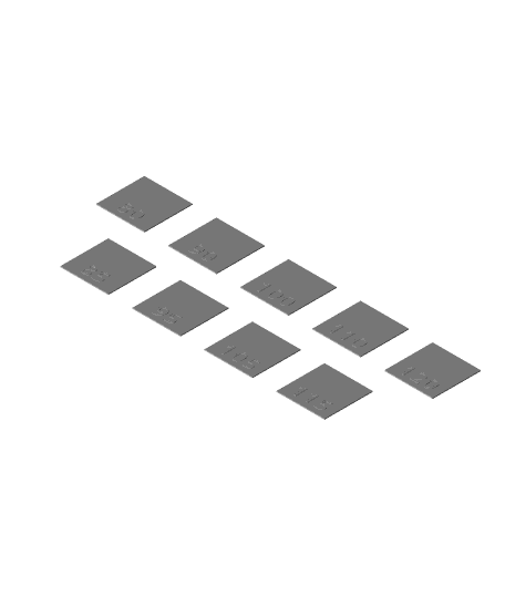 Flow Calibration Tiles 3d model
