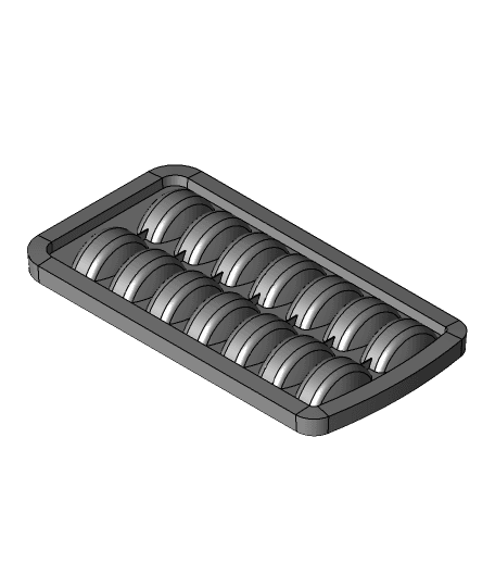 Ice Cube Tray - Surface v4.step 3d model