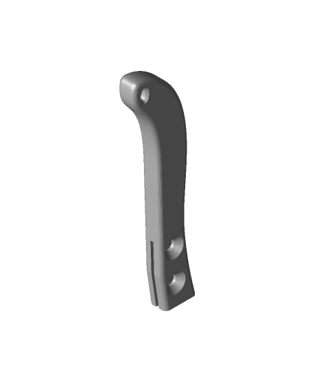 Tile seam reopen tool handle 3d model