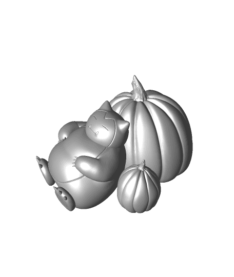 Snorlax Pumpkins 3d model