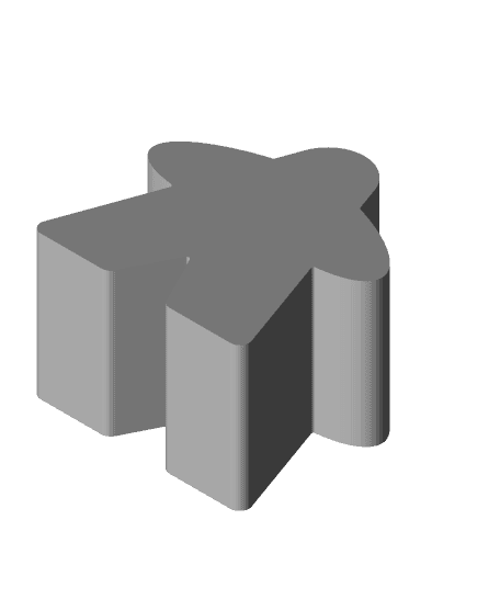 Vase Mode - Meeple Box (3mf file included) 3d model