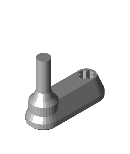 Lego Crank Arm Parametric (Customizable) 3d model