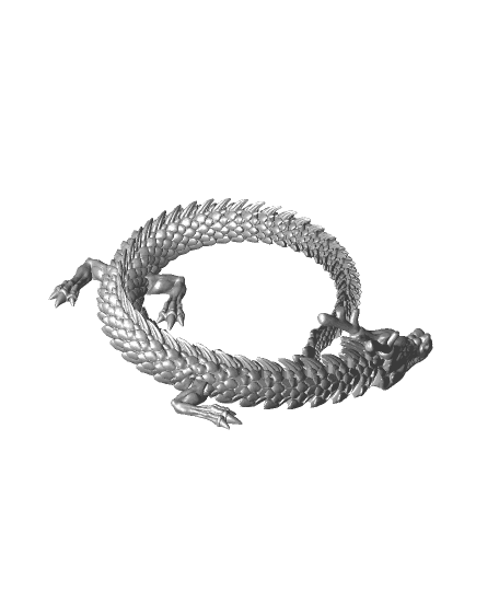 Articulated Dragon by McGybeer full viewable 3d model