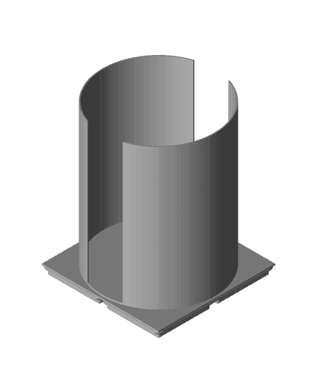 Gridfinity Circular Sanding Disk Holder 3d model