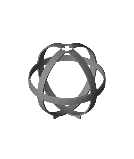 Beach ball octahedron by henryseg full viewable 3d model
