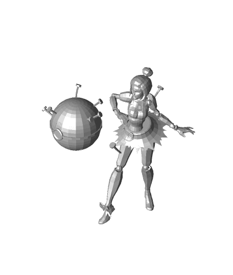 Orianna SewnChaos League of Legends 3d model