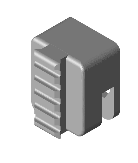Nerf Picatinny stock adaptor - Remix 3d model
