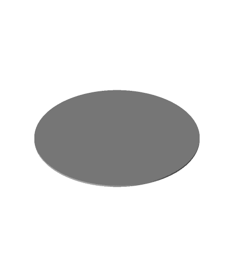 Simple disk Ø100x1 (mm).stl 3d model