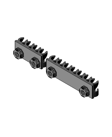 Wera micro driver holders for Multiboard 3d model