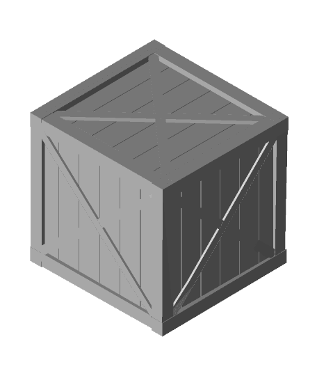 Wooden Crate.stl 3d model