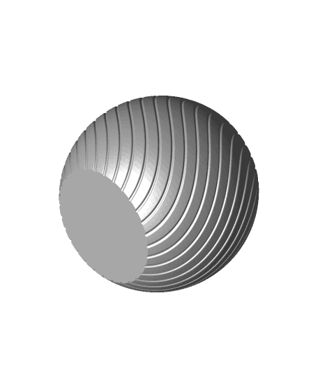 Sphere Planter Sweep (vase mode) 3d model