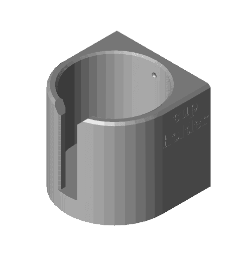 wall mounted cup holder 3d model