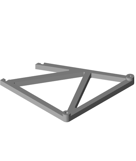 large laptop stand (dell latitude, toshiba Satellite 15-17inch) by WalterSKW full viewable 3d model