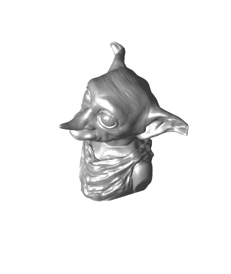 Dobby Bust (Support Free) 3d model