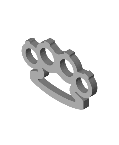 knuckle duster 3d model