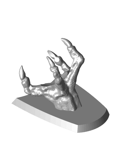 Sword Holder Wall Claws 3d model