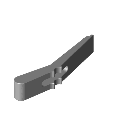 T-track hold down clamp 3d model