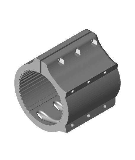 MPCNC Burly - 65mm router/Spindle mount (Makita) 4mm  3d model