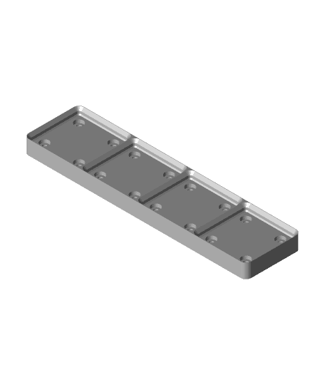 Weighted Baseplate 1x4.stl 3d model