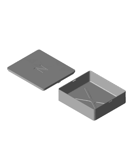 Remix of BOX w SNAP LID 3d model