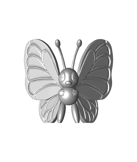 Butterfree - Pokemon - Fan Art by printedobsession full viewable 3d model