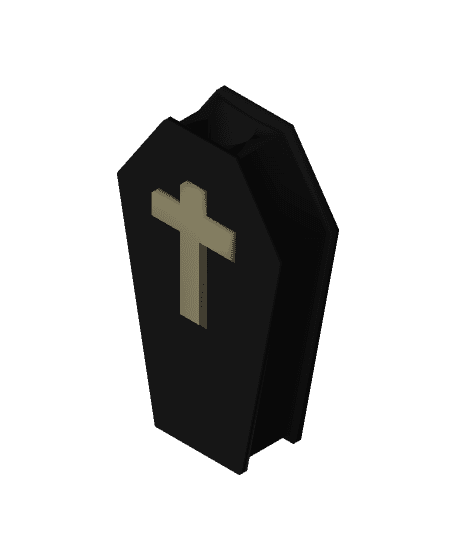 Count Dracula's Coffin Straw Topper!  3d model