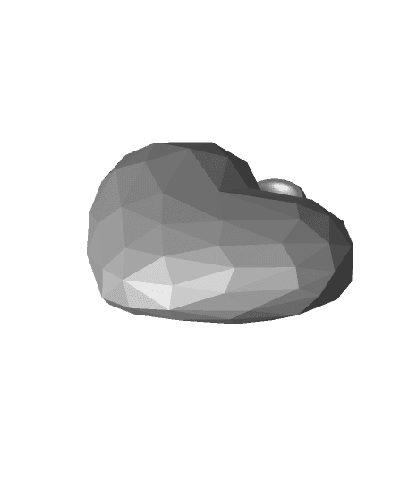 Remix of Heart low poly 3d model
