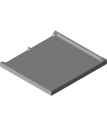 Ender-5 Electronics cover with 10mm extra room - DIY 3d model