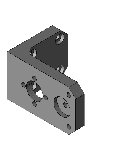 3-Point Bed Leveling Z-Axis Bed Mount.step 3d model