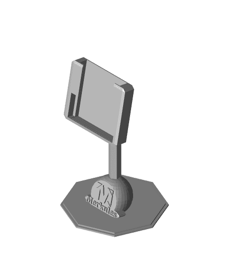 FHW: Merkules Monday Microphone Cellphone Stand (MMMCS) by The Free Heathen Workshop full viewable 3d model