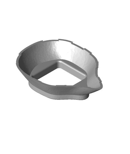 Montana Mask for N95 filter squares Half Flex 3d model