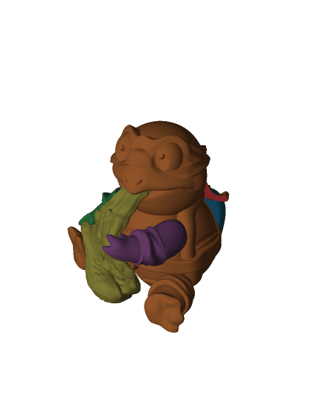 Ninja Squirtle - Mikey 3d model