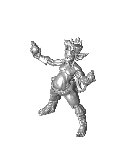 The Taster - Goblin Brewers - PRESUPPORTED - Illustrated and Stats - 32mm scale			 3d model